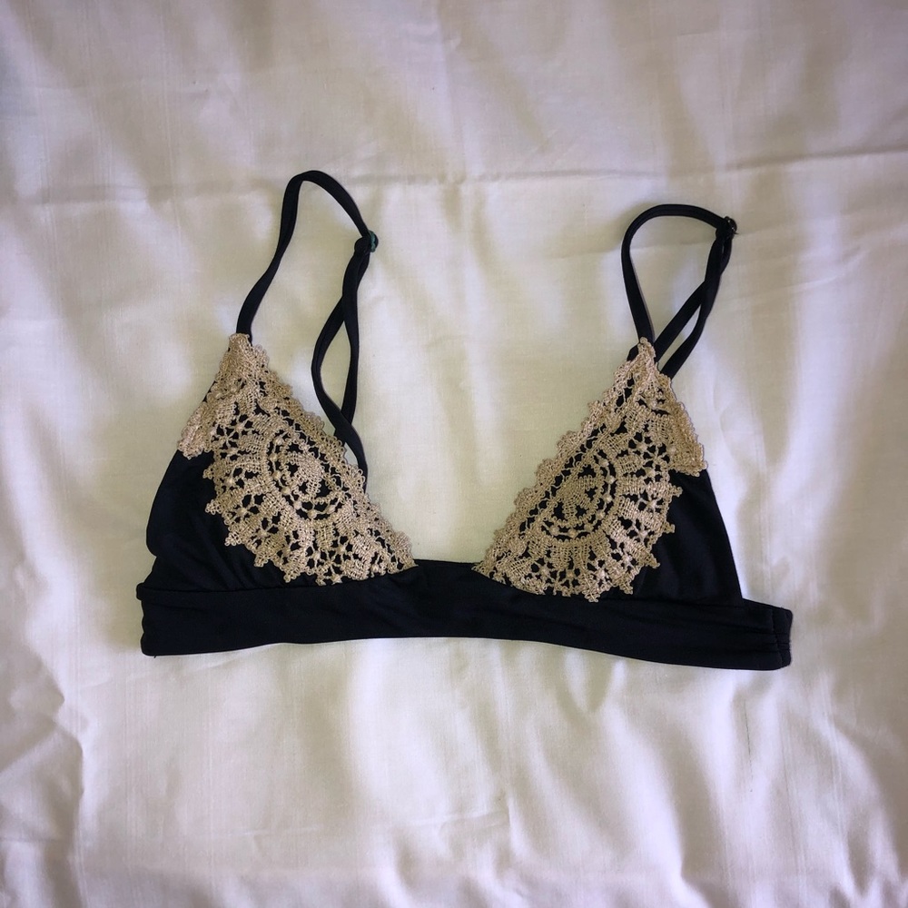 Blue life swim top